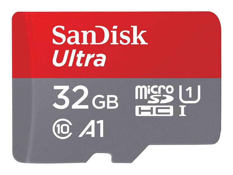 CARD 32GB Sandisk Ultra microsdxc 120MB/s +Adapter