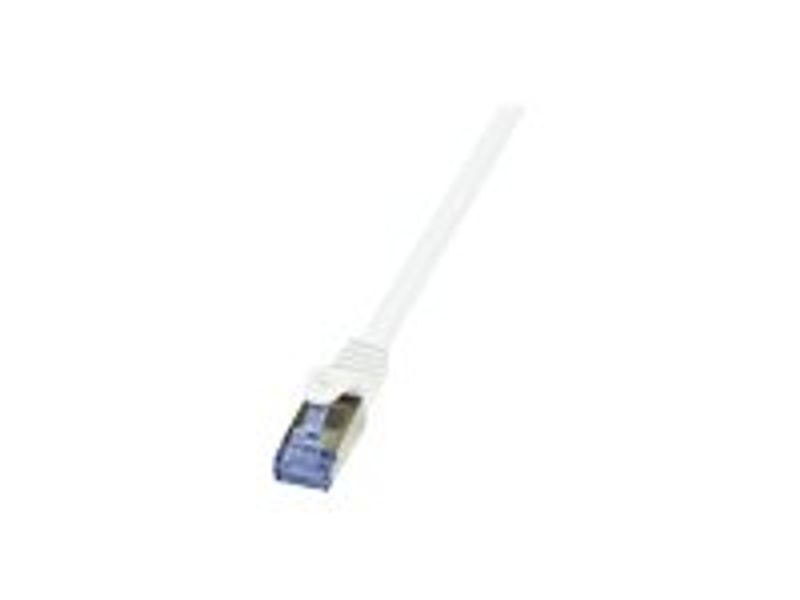 "Patch Cable Cat.6A S/FTP white 7,50m, PrimeLine"