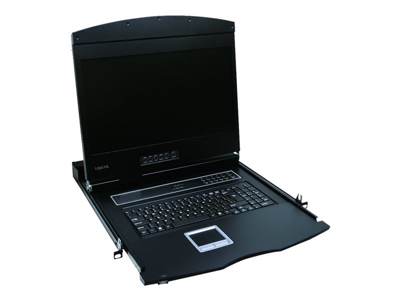 KVM Console with 19 LCD Screen, VGA, German keyboard layout