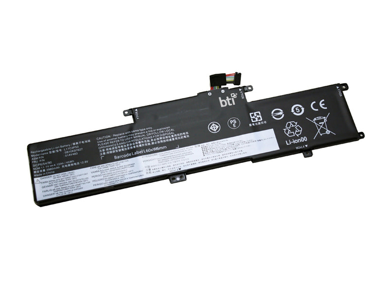 BTI 45Wh 3 cell SB10K97627 compatible battery for LENOVO THINKPAD L390 YOGA THINKPAD L380-20M7001HGE YOGA THINKPAD L380-20M50013GE YOGA