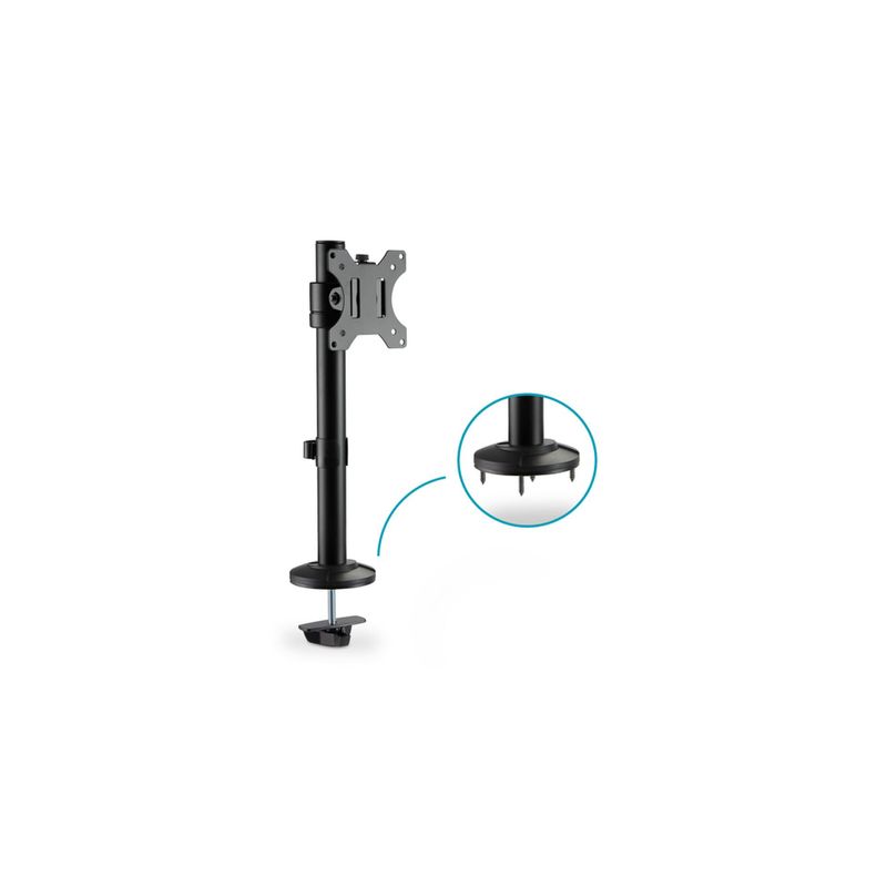 Single Monitor Pole Mount 15-32", 8 kg (max.), black