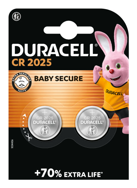 Knopf CR2025 Duracell (2-Pack)