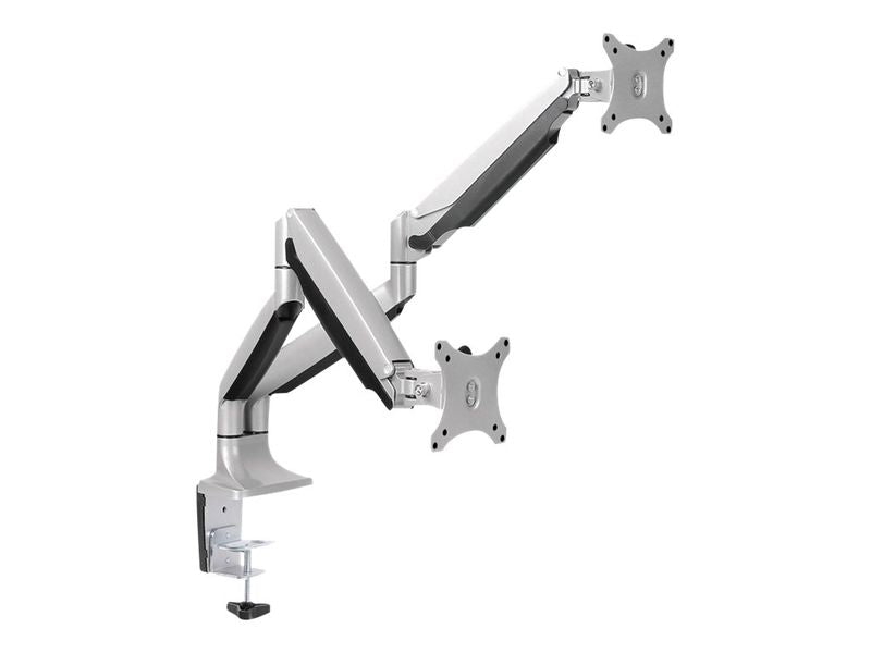 Dual Monitor mount, 13-32, aluminum, gas spring