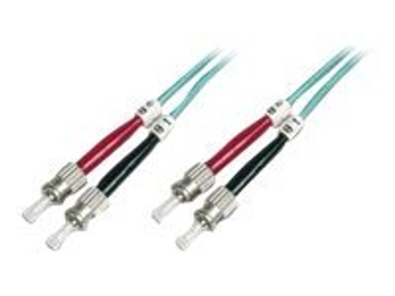 DIGITUS LWL Patchkabel ST -> ST 1.00m Multimode Duplex OM3