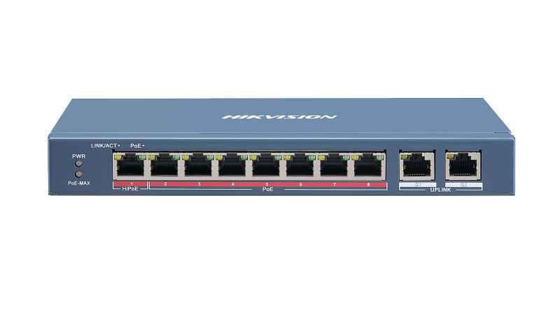 SWITCH POE HIKVISION DS-3E0310HP-E 10-PORTOWY