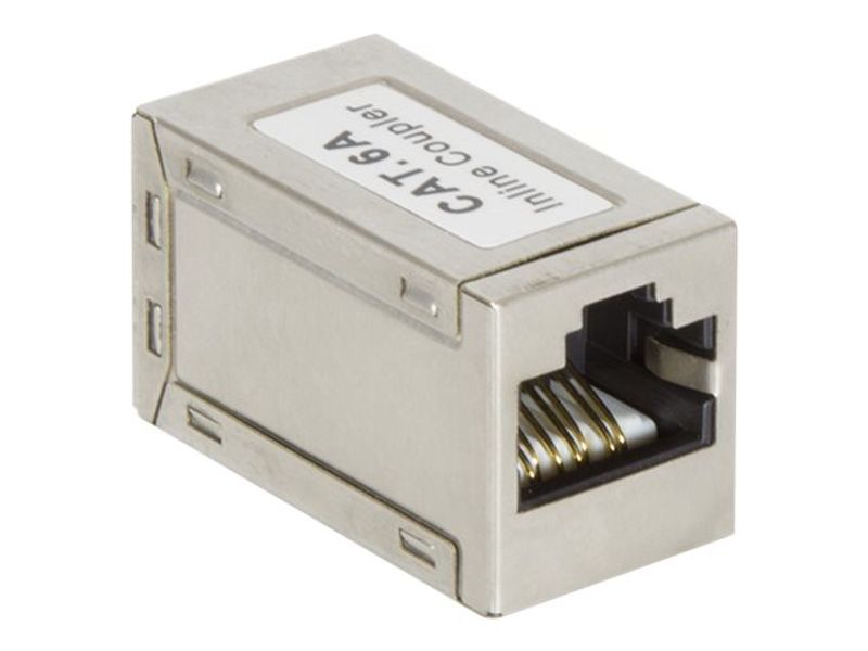 RJ45 Inline Coupler, Cat.6A, mini type, shielded