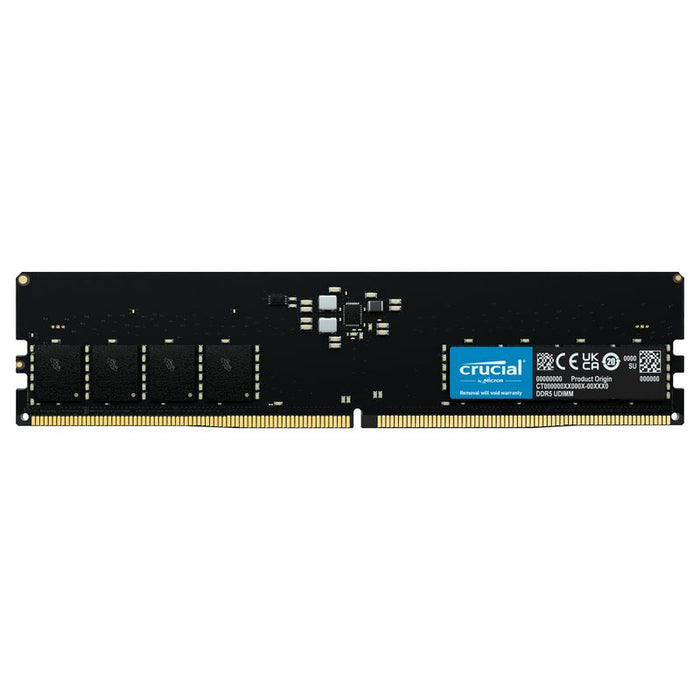 Crucial - DDR5 - module - 32 GB - DIMM 288-pin - 4800 MT/s / PC5-38400 - CL40 - 1.1 V - unbuffered - non-ECC