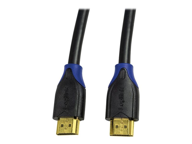 Logilink HDMI-Kabel Ethernet High Speed. 4K2K/60Hz.2.00m sw. bulk