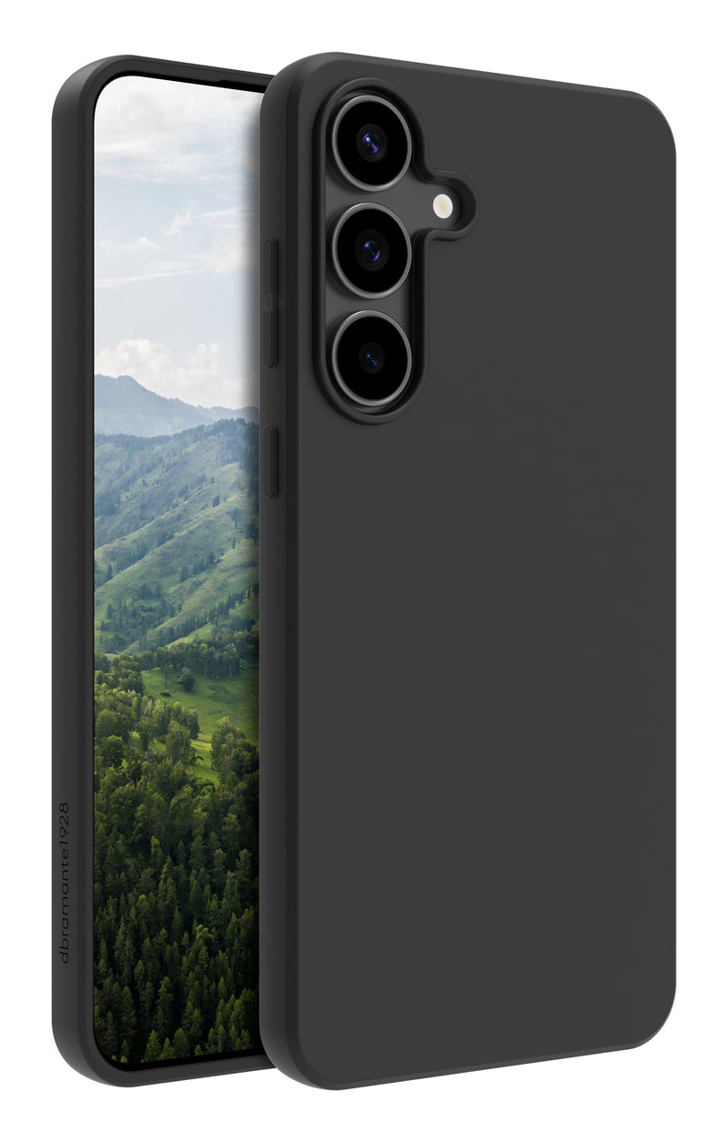 dbramante1928 Greenland - Back cover for mobile phone - plastic - night black - for Samsung Galaxy S25 FE