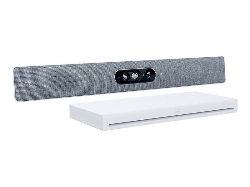 Cisco Webex Room Kit EQ - Video conferencing kit (Cisco Webex Codec EQ, Cisco Webex Quad Camera) - Certified for Microsoft Teams Rooms - carbon black