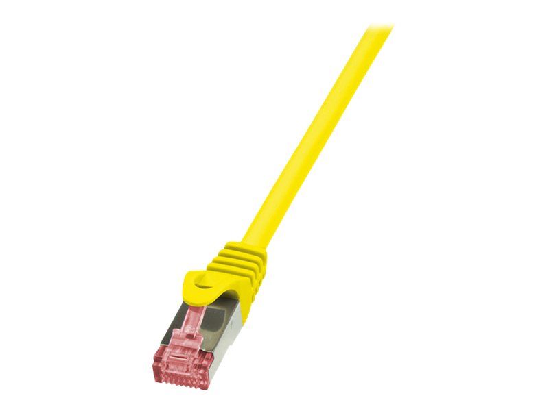 Patch Cable Cat.6 S/FTP yellow 10m, PrimeLine