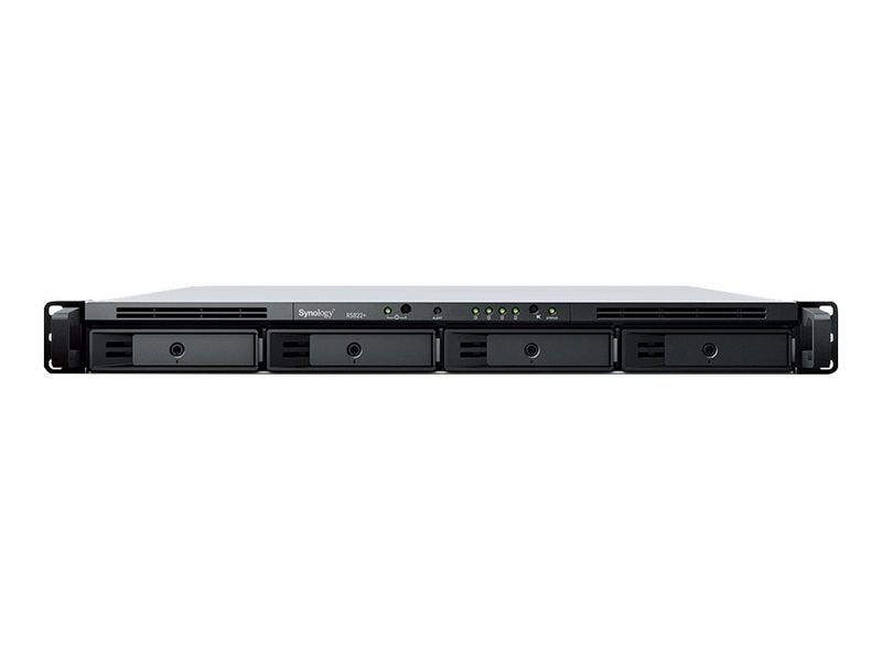 Synology RackStation RS822+ - NAS server - 4 bays - rack-mountable - SATA 6Gb/s - RAID 0, 1, 5, 6, 10, JBOD - RAM 2 GB - Gigabit Ethernet - iSCSI supp