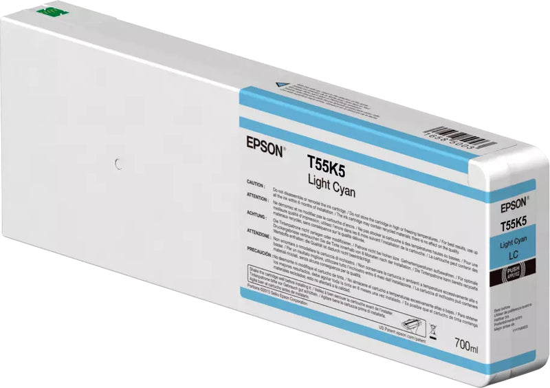 Epson Tintenpatrone UltraChrome HDX/HD light cyan 700 ml T 55K5