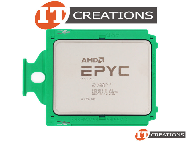 AMD EPYC 7502P - 2.5 GHz - 32-core - 64 threads - 128 MB cache - Socket SP3 - OEM