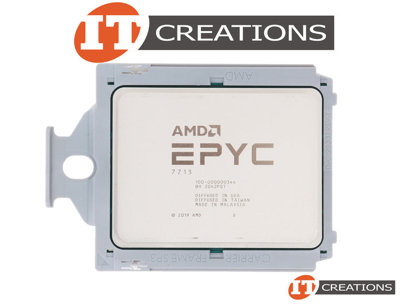 AMD EPYC 7713 - 2 GHz - 64-core - 128 threads - 256 MB cache - Socket SP3 - OEM
