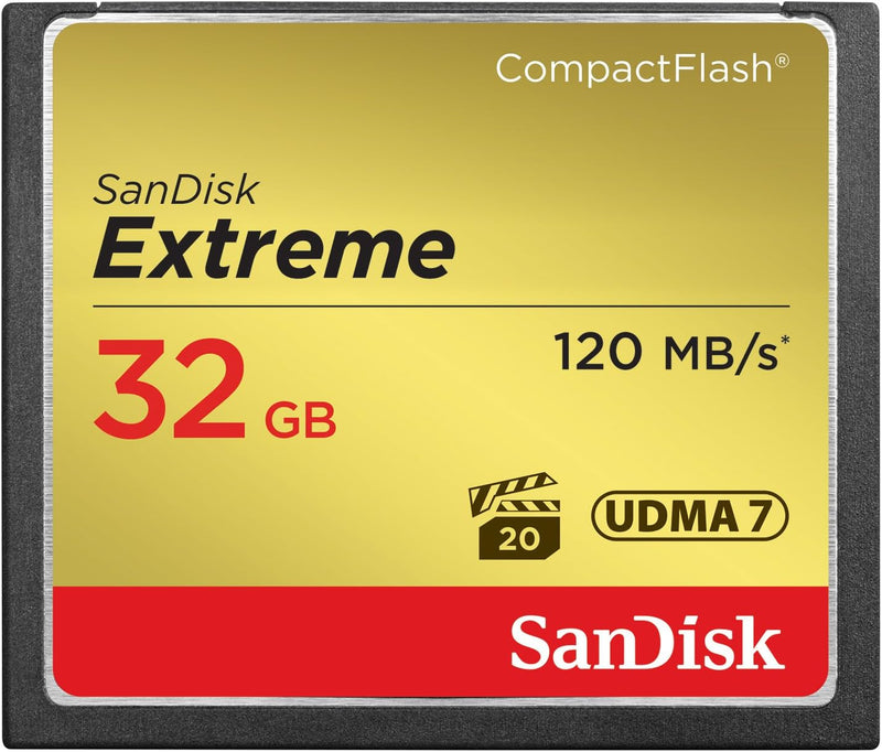 SanDisk Extreme - Flash memory card - 32 GB - 567x - CompactFlash