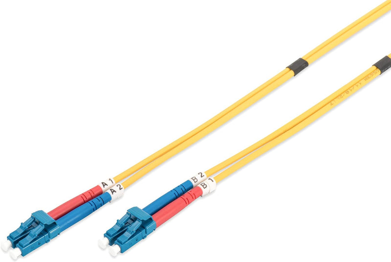 DIGITUS LWL Patchkabel LC -> LC 1.00m Singlemode Simplex OS2