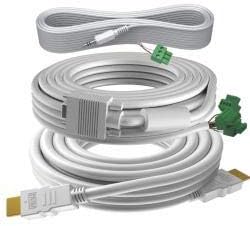 VISION TechConnect – Unterputzblenden-Kit – 10 m – wandmontierbar – weiß – 2-fach – 2 Ports