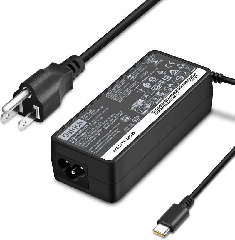 Lenovo 5A10W86294 65W USB-C AC Adapter with UK plug