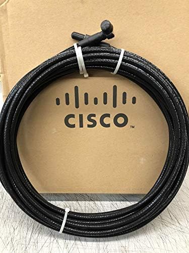 Cisco Ultra Low Loss LMR 400 - Antenna extension cable - TNC (M) to TNC (F) - 15 m - coaxial - plenum - black - for P/N: EHWIC-4G-LTE-A-RF, EHWIC-4G-L