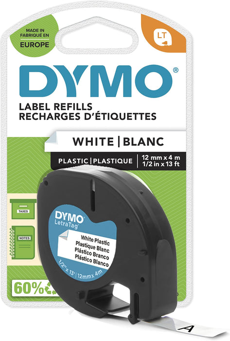 DYMO LETRATAG TAPE 12MM
