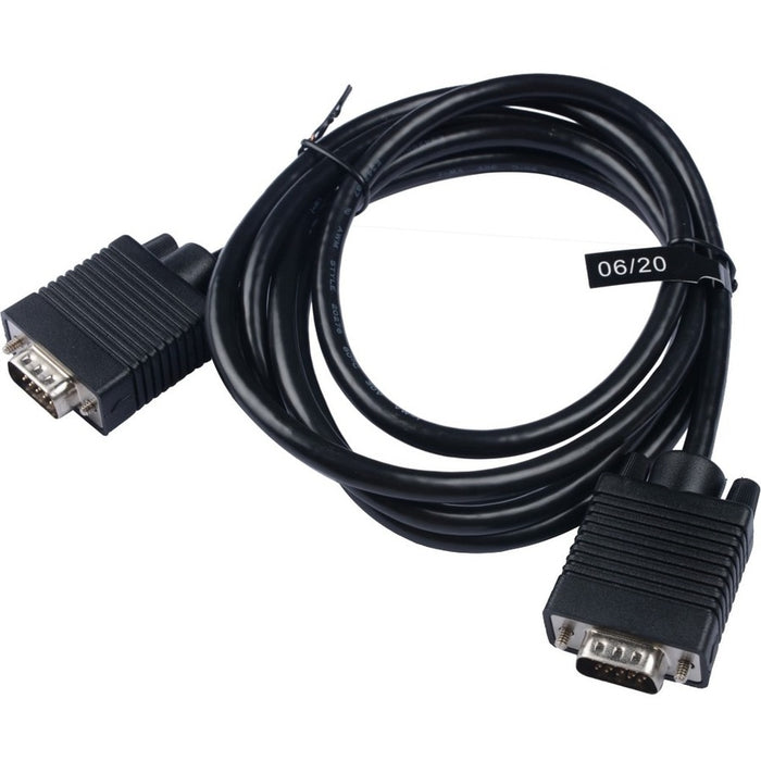 VGA CABLE 1080P 2M 6.6FT BLACK