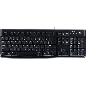 Logitech K120 Keyboard - Cable Connectivity - USB Interface - German - USB Interface - German