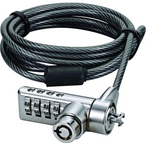 SECURITY CABLE T-LOCK COMBIN