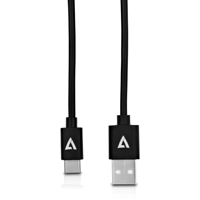 USB 2.0 A TO USB-C CABLE 1M BLK