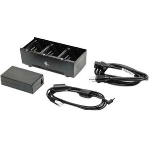 3-SLOT BATT CHARGER PSU+UK CORD