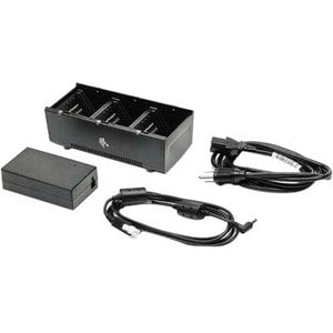 3-SLOT BATT CHARGER PSU+UK CORD