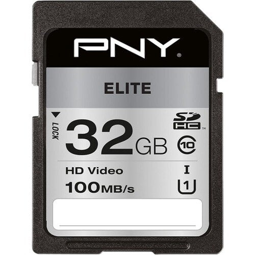 CARD PNY Elite - Flash-Speicherkarte - 32 GB - UHS-I U1 / Class10