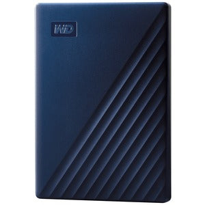 WD My Passport for Mac WDBA2D0020BBL - Hard drive - encrypted - 2 TB - external (portable) - USB 3.2 Gen 1 - 256-bit AES - midnight blue