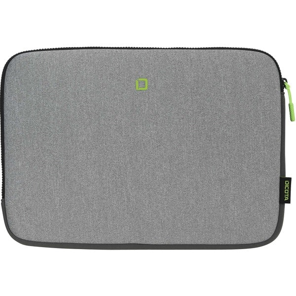 DICOTA Skin FLOW - Notebook sleeve - 13" - 14.1" - grey, green