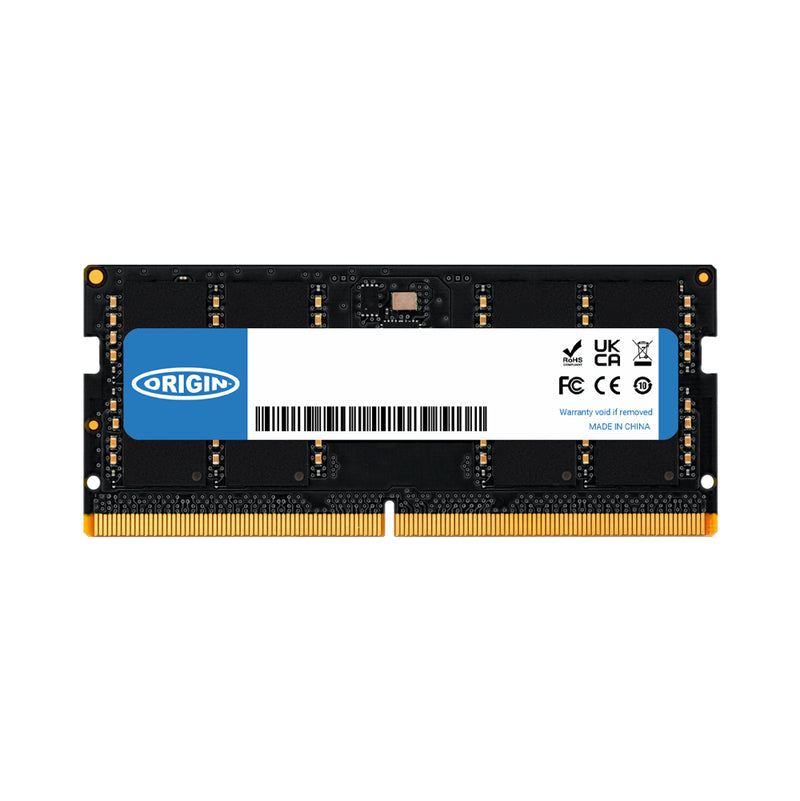 Origin Storage 16GB DDR5 4800MHz SODIMM 1Rx8 Non-ECC 1.1V (Kit of 2)
