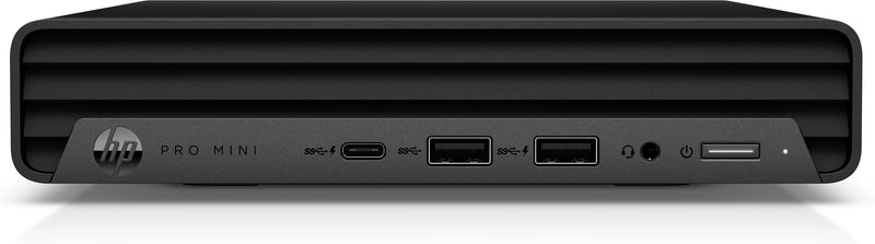 HP Pro 400 G9 - Mini Core i3 13100T / up to 4.2 GHz - RAM 8 GB - SSD 256 GB - NVMe - UHD Graphics 730 - Gigabit Ethernet, IEEE 802.11ax (Wi-Fi 6E), Bl