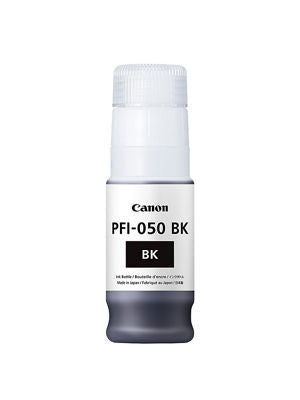 Canon PFI-050BK - 70 ml - black - original - ink tank - for imagePROGRAF TC-20, TC-20M, TC-21, TC-21M