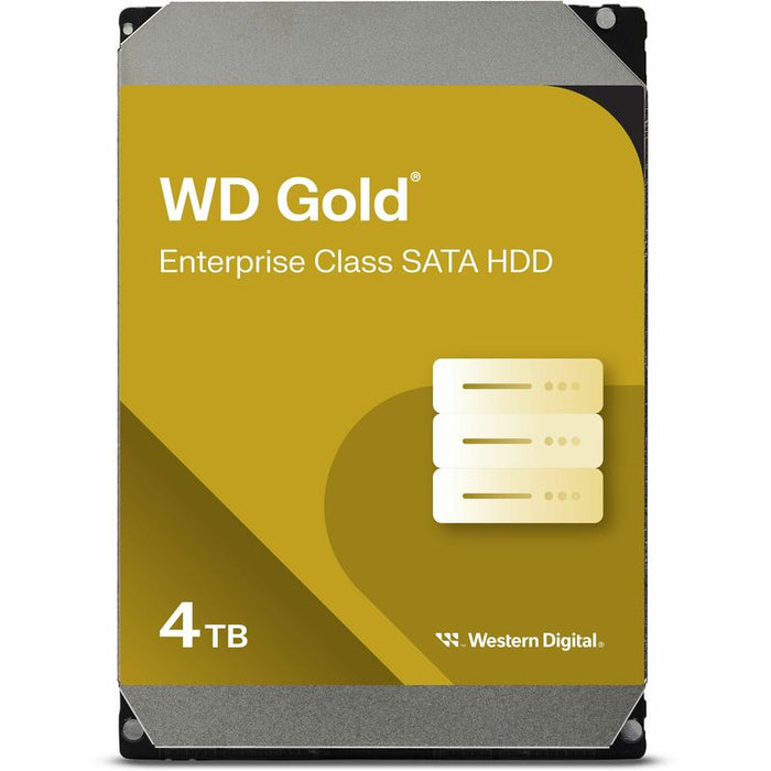 WD Gold WD4004FRYZ - Hard drive - Enterprise - 4 TB - internal - 3.5" - SATA 6Gb/s - 7200 rpm - buffer: 256 MB
