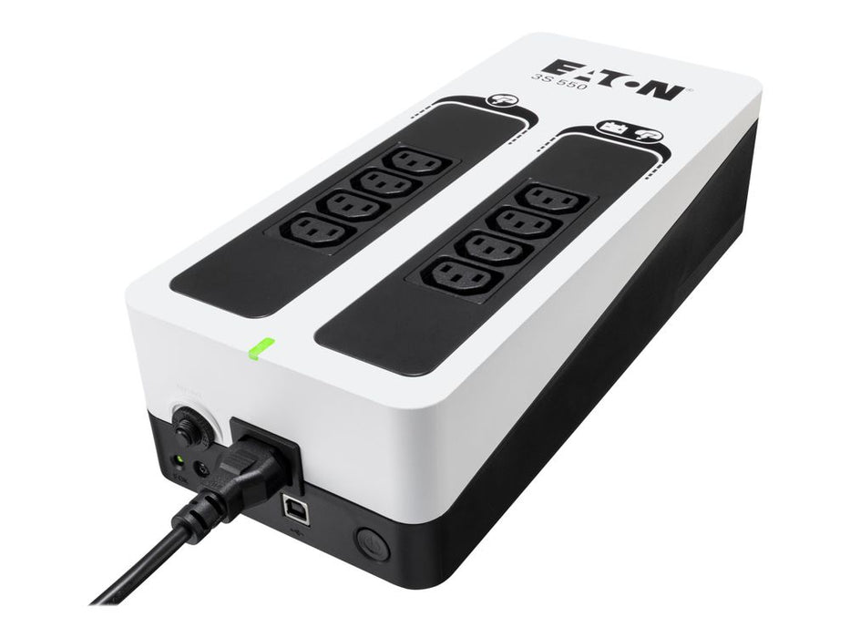Eaton 3S 550 - UPS - AC 220-240 V - 330 Watt - 550 VA - 1-phase - USB - output connectors: 8