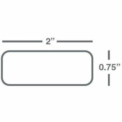 WPL305 2.0X.75 POLY ASSET LABEL