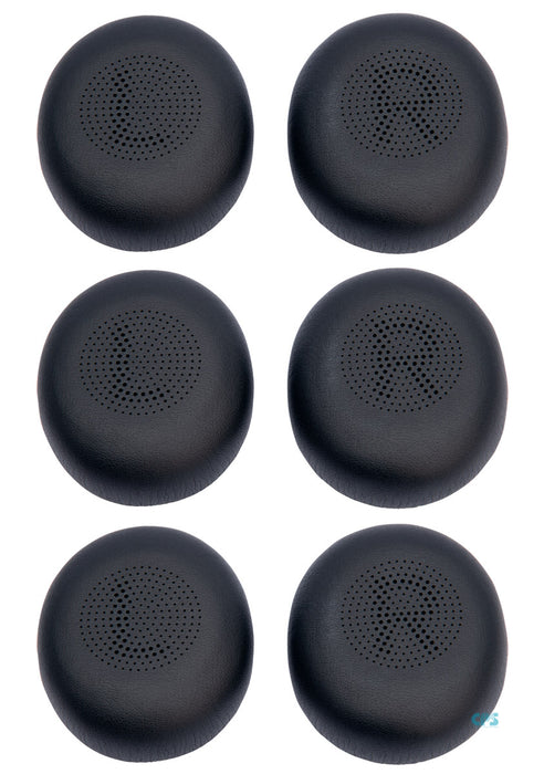 Jabra - Ear cushion - black (pack of 6) - for Evolve2