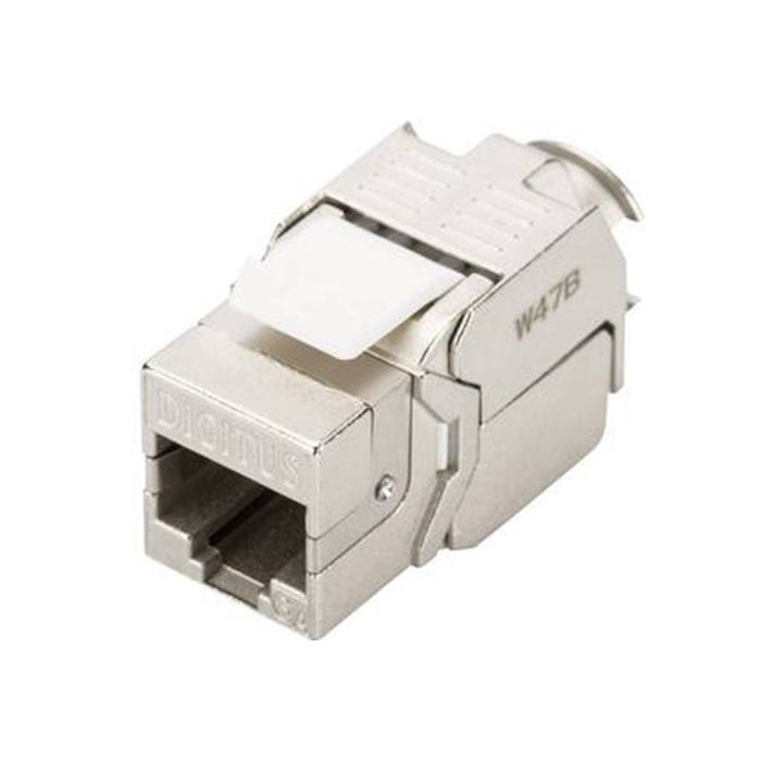 Digitus CAT 6A Keystone module, shielded, tool-free mounting connection