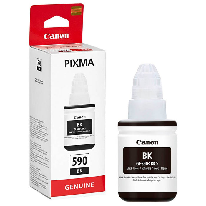 Canon GI 590 BK - 135 ml - black - original - ink refill - for PIXMA G1500, G1501, G1510, G2500, G2501, G2510, G3500, G3501, G3510, G4410, G4500, G451