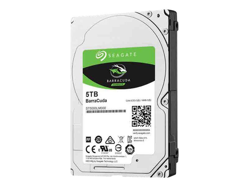 Seagate Barracuda ST5000LM000 internal hard drive 5 TB 5400 RPM 128 MB 2.5in Serial ATA III