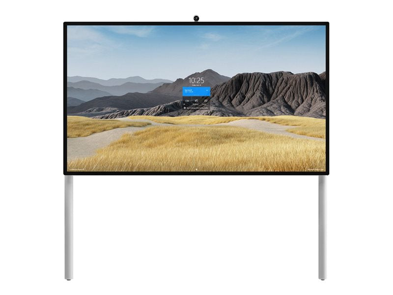 Steelcase Roam Kollektion – Halterung – für interaktives Whiteboard – Arctic White, Microsoft Grey – Bildschirmgröße: 85" – wandmontierbar, bodengestützt –