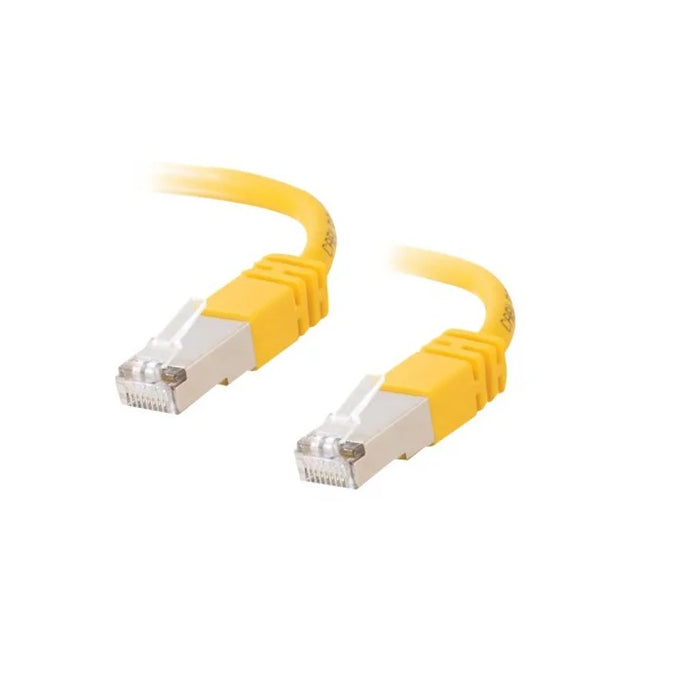 C2G Cat5e Booted Shielded (STP) Network Patch Cable - Patch cable - RJ-45 (M) to RJ-45 (M) - 4 m - STP - CAT 5e - molded - black