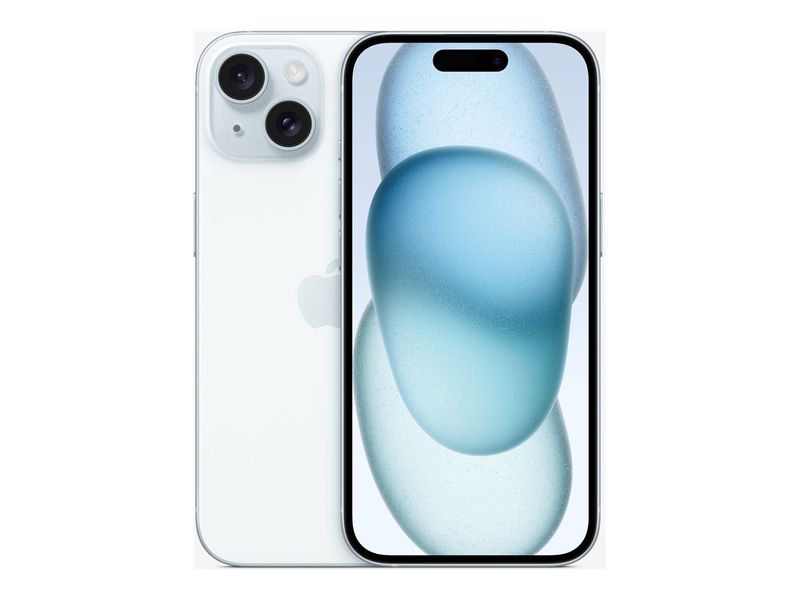 Apple iPhone 15 - 5G smartphone - dual-SIM / Internal Memory 256 GB - OLED display - 6.1" - 2556 x 1179 pixels - 2x rear cameras 48 MP, 12 MP - front