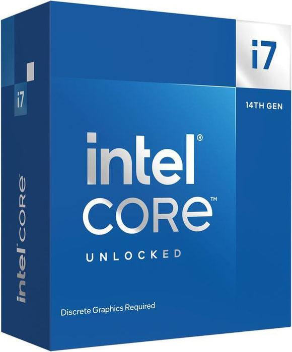 Intel Core i7 i7-14700KF - 3.4 GHz - 20-core - 28 threads - 33 MB cache - FCLGA1700 Socket - Box