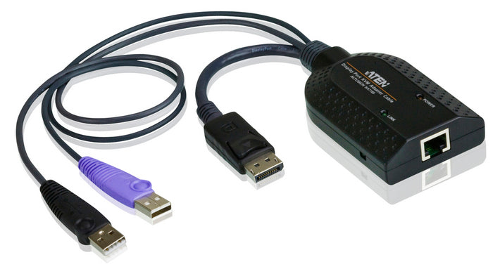 ATEN USB DisplayPort Virtual Media KVM Adapter with Smart Card Support