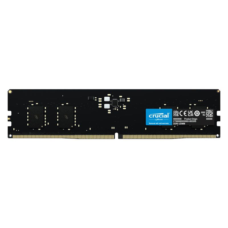 Crucial CT8G48C40U5 memory module 8 GB 1 x 8 GB DDR5 4800 MT/s 288-pin DIMM